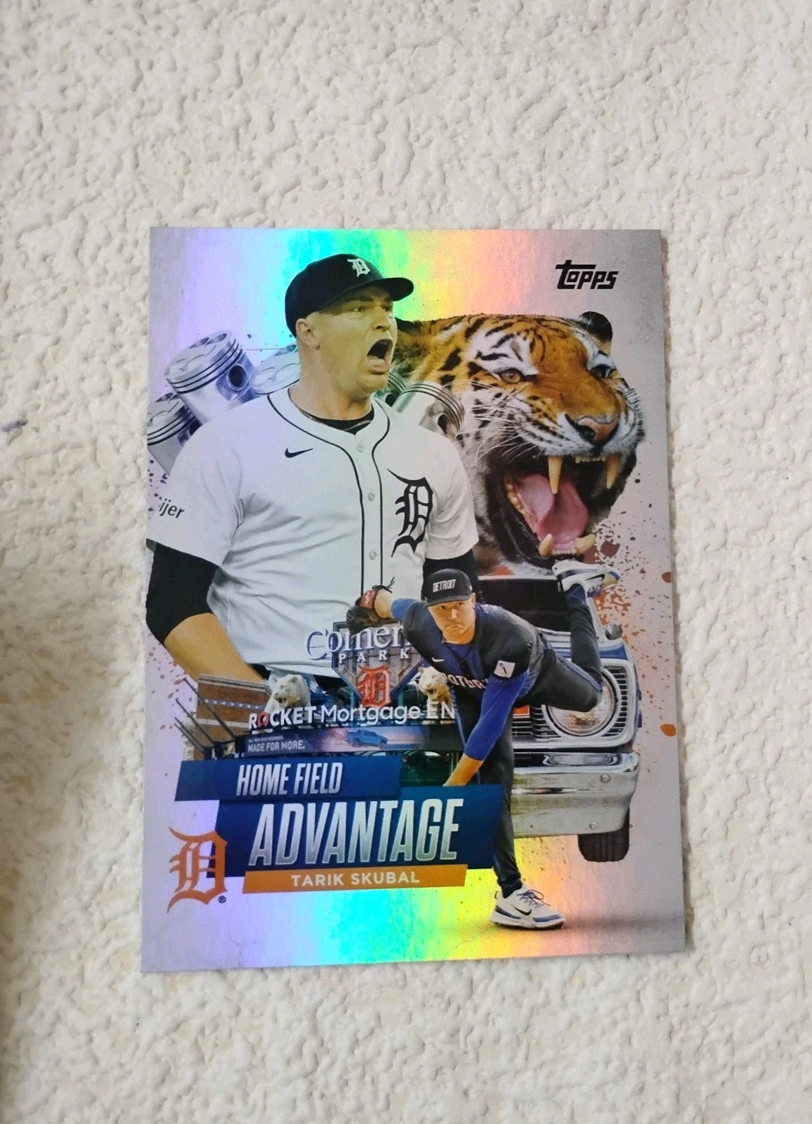 2025 Topps Update (Chrome Color) Tarik Skubal Home Field Advantage Tigers HA-46