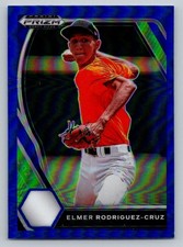 Elmer Rodriguez-Cruz 2021 Panini Prizm Draft Picks Blue Prizm #PDP105 Red Sox