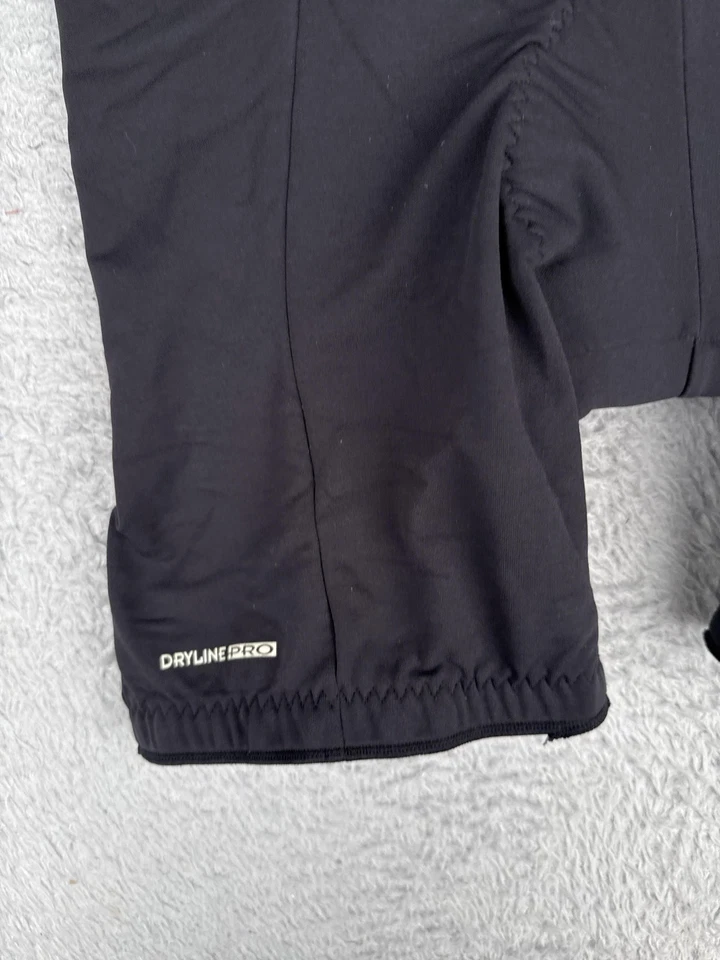 Bellwether 骑行短裤男式大号黑色加厚 Chamois Dryline Pro 美国制造 — 第 3/4 张图片