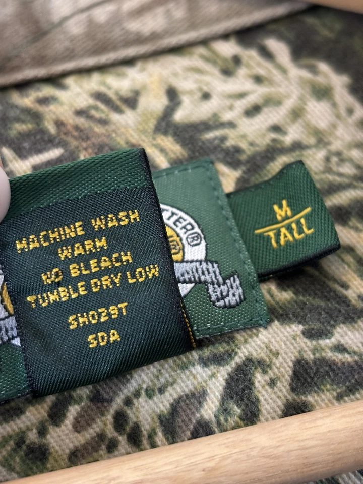 Camisa Abotonada Camuflada Cabela's Para Hombre Mediana Alta Caza Exterior Pesca Y2K Foto 3 de 4