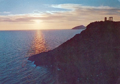 AK M Blauwasserhorizont Meer Felsen Küste und ozeanische Landformen Bucht AA14351