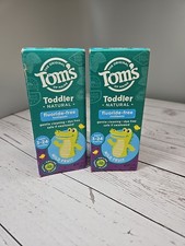 Lot Of 2 Tom's Of Maine Natural Toddler Toothpaste 1.75oz