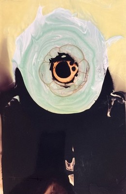 Jose Tonito Painting.Original art.UNTITLED 3.Organic realism.Interesting figure