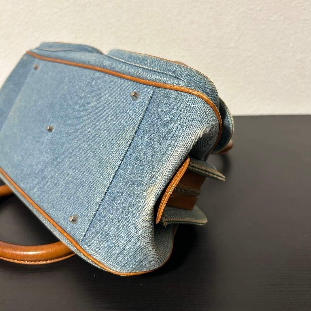 Dior Galliano Denim Bag CD Logo Blue Handbag Vintage Y2K Authentic