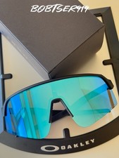 Oakley Sutro Lite Sweep OO9465 Matte Black Sunglasses PRIZM Blue Lens NEW