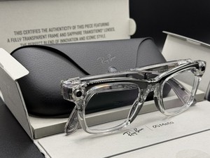 Ray Ban Meta WAYFARER - Limited Edition Transparent w/ Transition Lenses RW4006