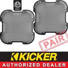 KICKER 52GL78 8" SQUARE STEEL MESH SUBWOOFER GRILLE/GRILL FOR L7S,L7R,L7T PAIR