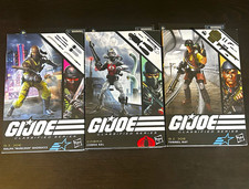 Hasbro G.I. Joe Classified Lot of 3 80 Nunchuk,  82Cobra Eel, 83Tunnel Rat