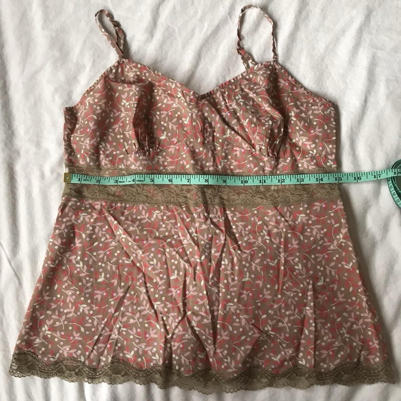 Express Design Studio Leaf Pattern Coquette Cotto… - image 8