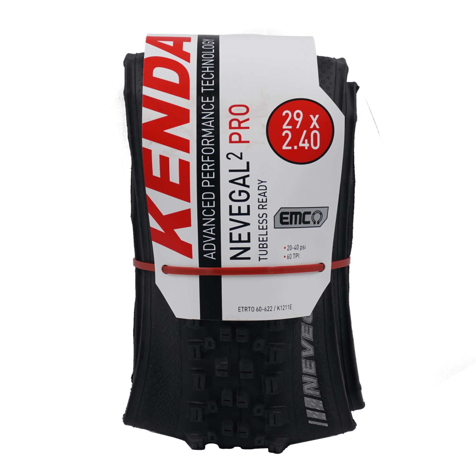Kenda K1211E Nevegal 2 Pro 29x2.40 EMC Tubeless Ready Folding Mountain Bike Tire