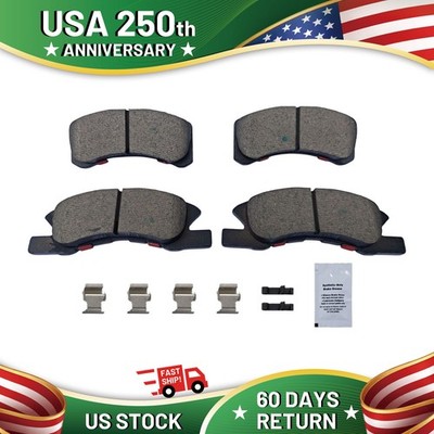 Front Ceramic Brake Pads for MITSUBISHI MIRAGE 2014-2024 MIRAGE G4 2017 - 2024