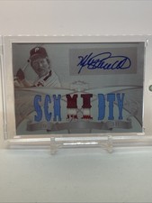 2013 Topps Triple Threads Mike Schmidt Patch Auto White Whale 1/1 Phillies