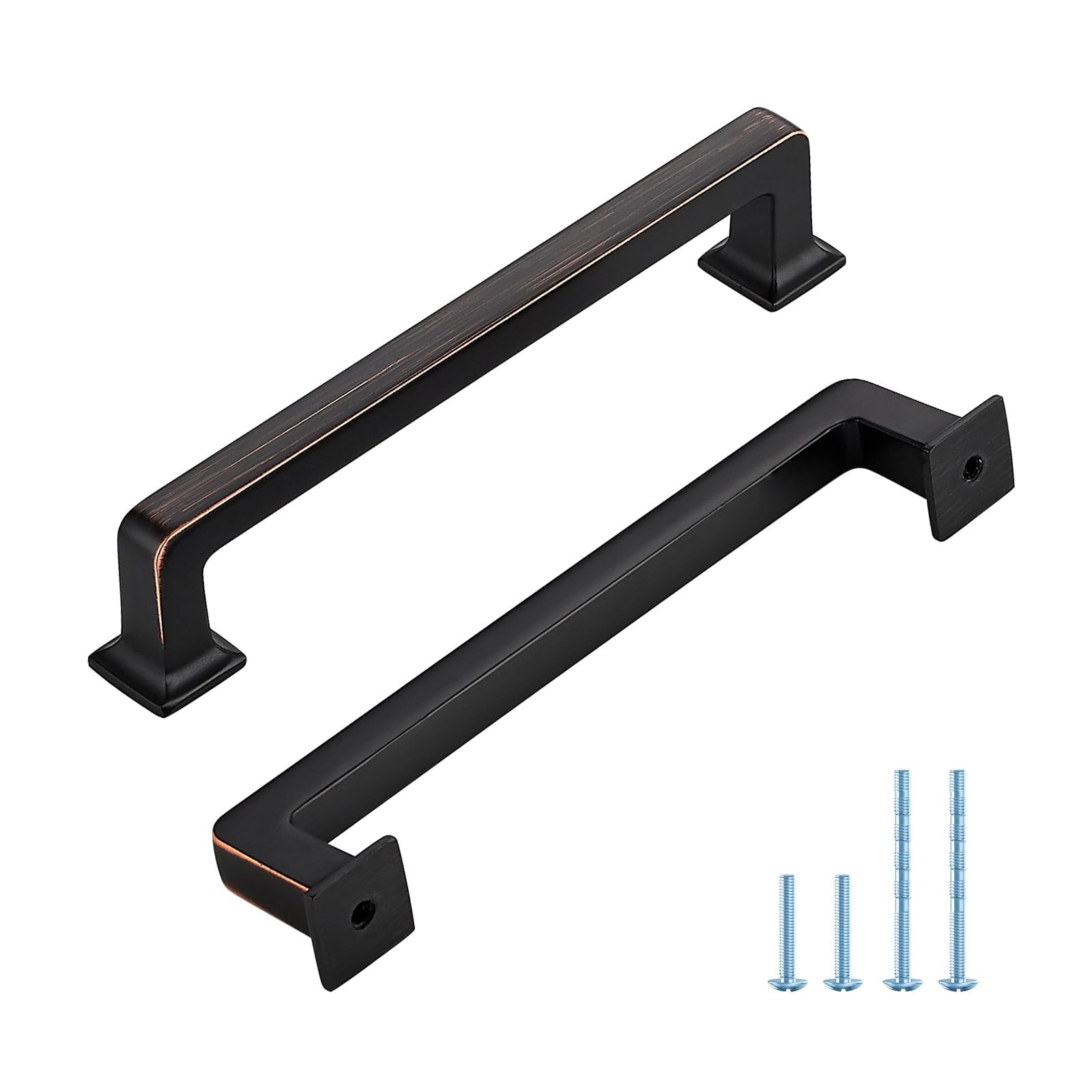 5-inch Oil Rubbed Bronze Cabinet Pulls 10 Pack 128mm Solid Zinc Alloy Handles