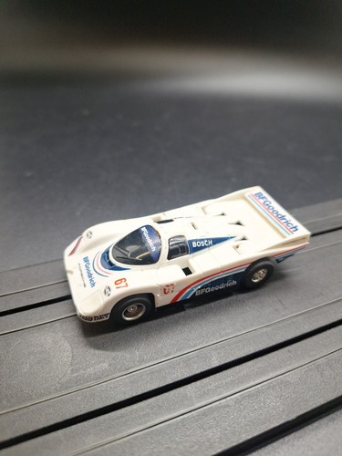 VINTAGE TYCO # 67 HO BF GOODRICH PORSCHE SLOT CAR av-74 - 第 2/17 張圖片