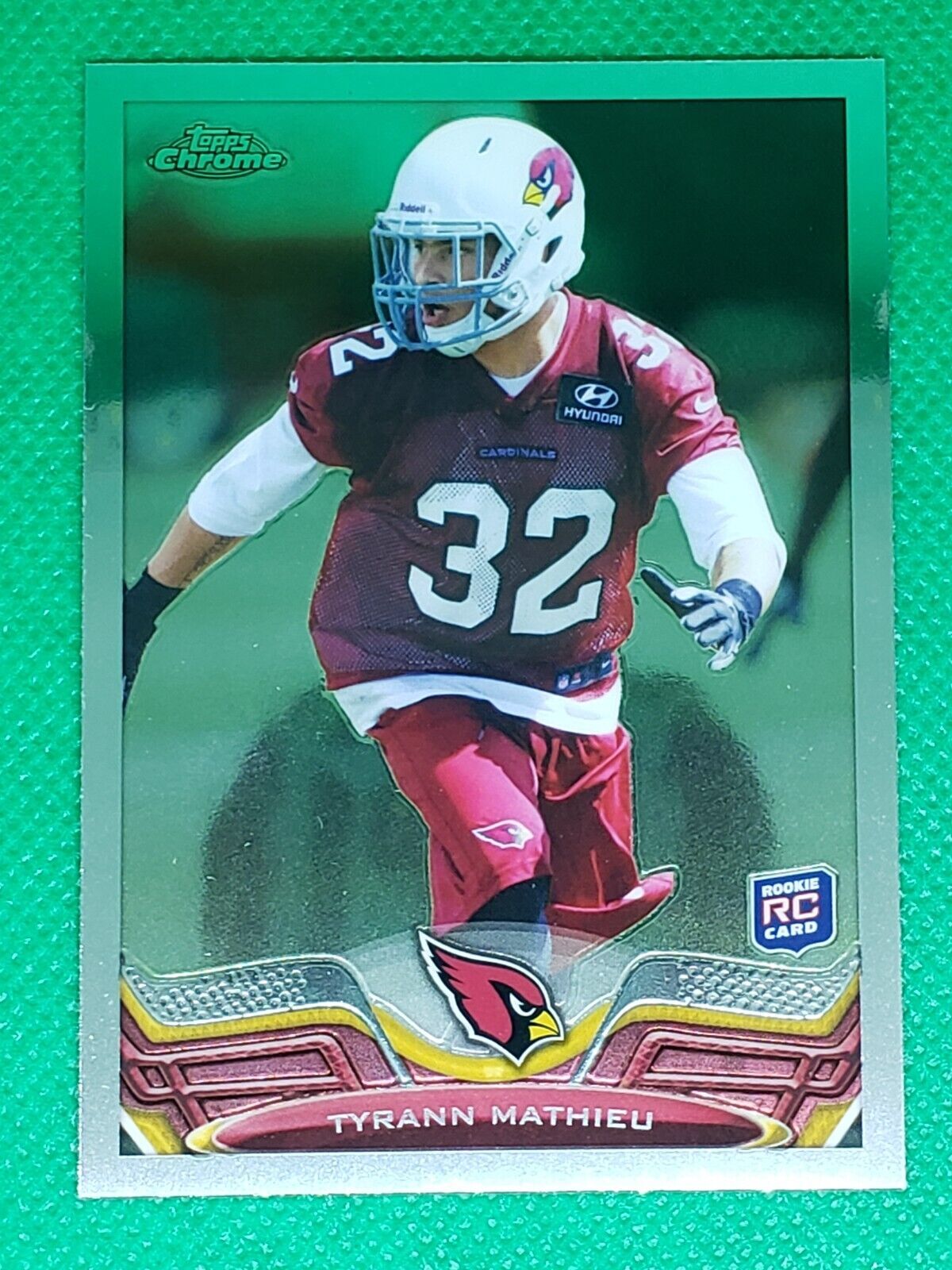 2013 Topps Chrome #4 Tyrann Mathieu ROOKIE New Orleans Saints / Cardinals / LSU