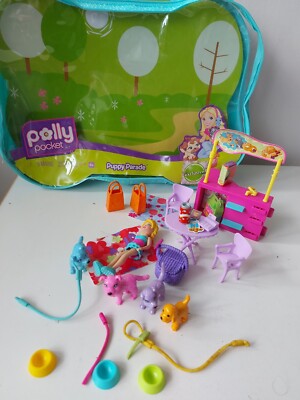 Vintage Polly Pocket Puppy Parade Exclusive Target / ASDA Set Mattel 2008