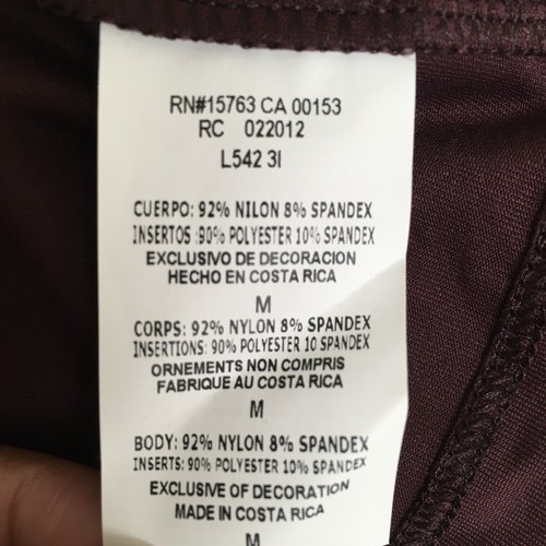 Champion L542 Girls Fast Break Double Dry Racerback Jersey Medium Burgundy - Picture 4 of 6