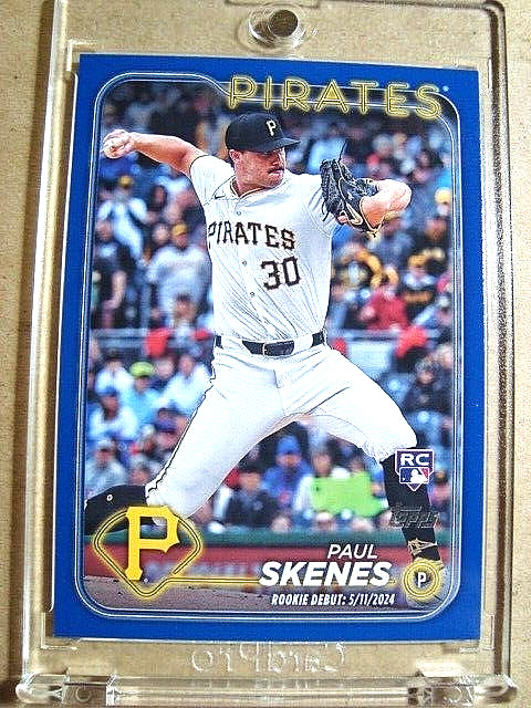 2024 Paul Skenes Topps Update Series Royal Blue Rookie Debut #US288 RC MINT 🔥🔥