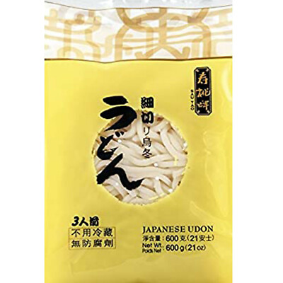 600g Frische Udon Nudeln für Ramen Nudelsuppe Sau Tao Food Japanische Art Frisch