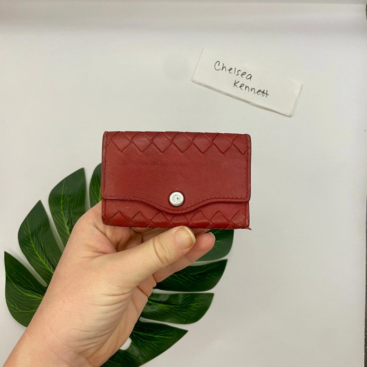 bottega keychain wallet