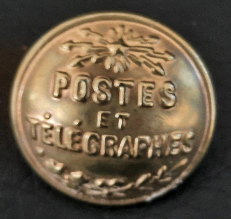 ANCIEN BOUTON UNIFORME POSTES ET TELEGRAPHES T.W & W PARIS D:20mm - Photo 2/4