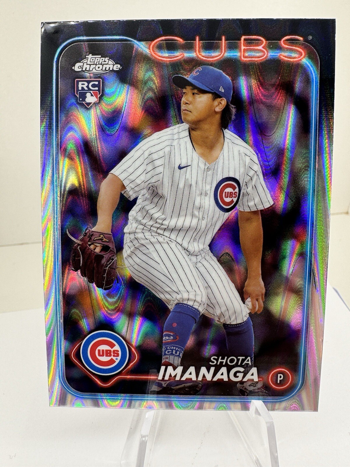 2024 Topps Chrome🔥 RayWave Refractor #121 Shota Imanaga RC Rookie Cubs