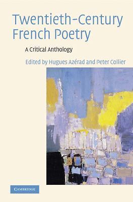 Twentieth-Century French Poetry Critical Anthology Hardcover 9780521886420
