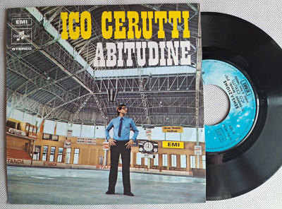ICO CERUTTI GEWOHNHEIT SENSATION EMI 1971 ITALY 45 RPM 7'' S6