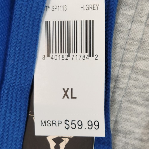 Screenshot Shorts Men's XL Grey Fleece New - Picture 7 of 9