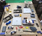 Vintage 1997 Geobra Playmobil 3957 Police Command Center Lot - Incomplete Rare!