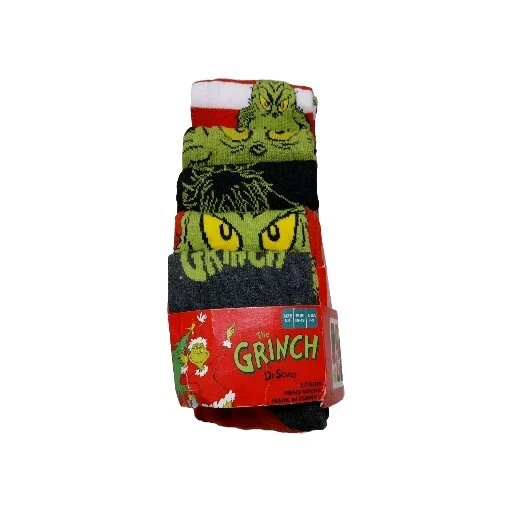 Paquete de 5 calcetines cortos informales para hombre Primark The Grinch ropa diaria calcetín regalo