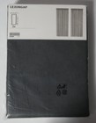 IKEA LEJONGAP Gardine Gardinenpaar Vorhang Vorhänge 145x300cm Dunkelgrau Rosa