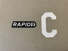 2023-24 Boston Bruins Centennial home black jersey Captain C + Rapid7 patch