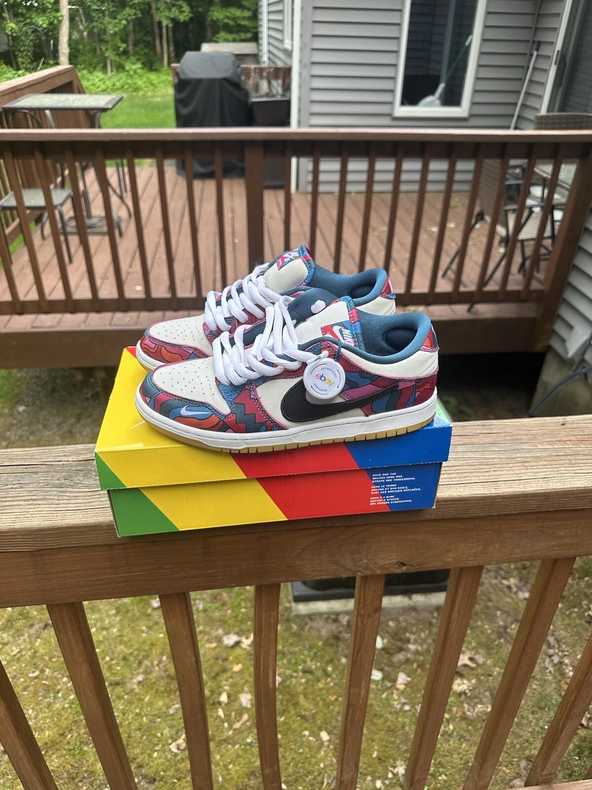 Nike Dunk Sb Travis Scott blanc cassé Supreme Parra What The Lobster taille 8,5 