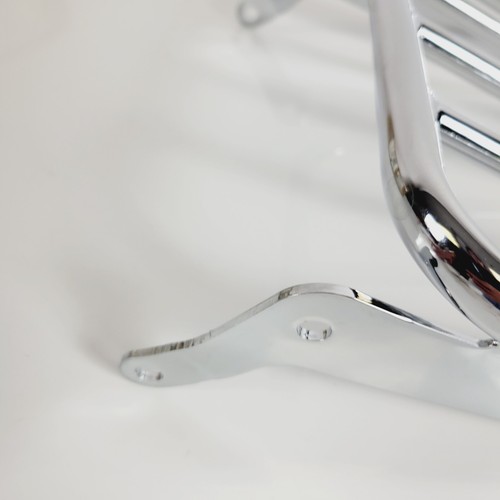 HOGWORKZ Chrome Luggage Rack Add-On for Sissy Bar Backrest for Harley Softail 18 - Picture 3 of 8