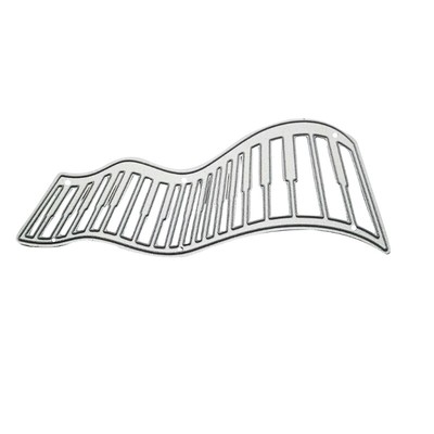 Piano Key Die Cuts Embossing Cutting Dies Scrapbooking Templates for Card Making