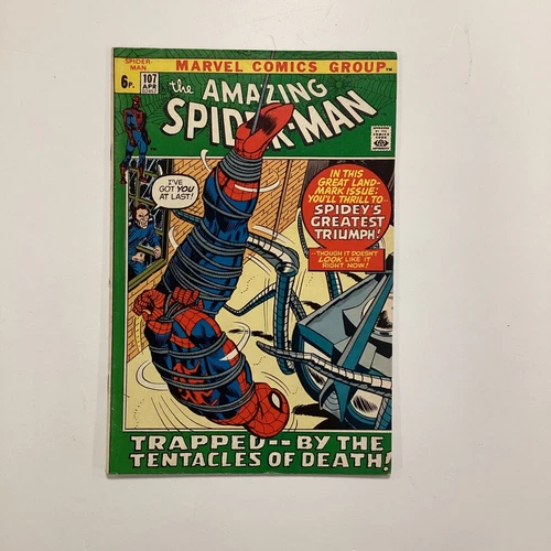 The Amazing Spider-man #107 1972 VG/FN Pence Copy