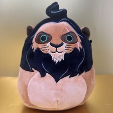 Squishmallows Disney The Lion King SCAR KellyToy Plush 8 in. Stuffed Animal Toy.