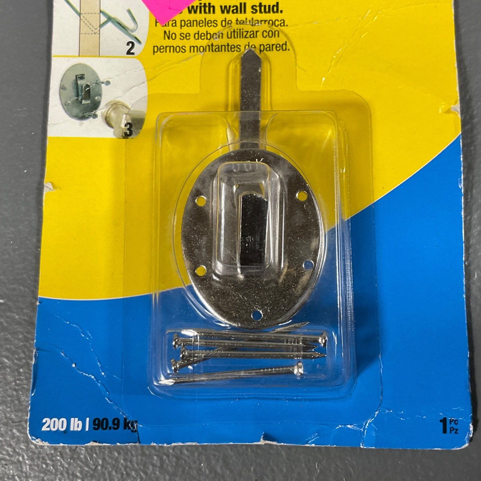 OOK 200 lb. Steel HeavyDuty Drywall Hanger Works w/ 1/2" & 5'8