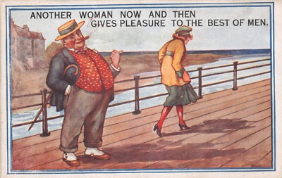 ALTE COMIC POSTKARTE CORONA SERIE GENTLEMAN GUT PLUS