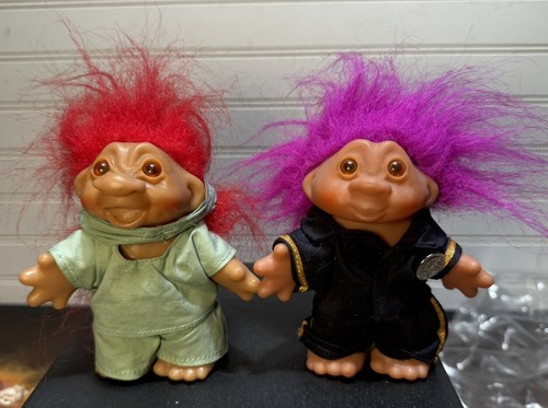Lot Of 2 VTG 1986 DAM Troll Dolls (lot A) - Picture 2 of 8