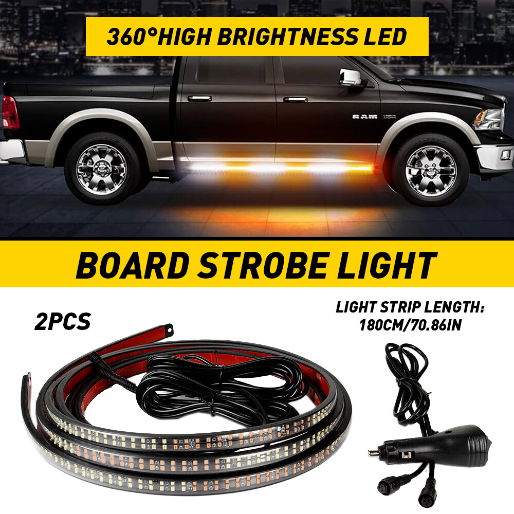 70-inch 864-LED Truck Tailgate Light Bar with Turn Signal Brake Strobe Functions