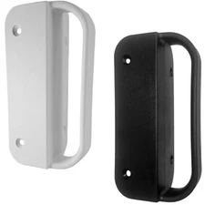 Universal NYLON GATE HANDLE: Blk/Wt ~ Wood Metal or Vinyl gate fence handle pull