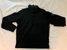 Stone Island Ghost Piece Cotton Fleece Polo Sweatshirt