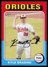 2024 Topps Heritage Kyle Bradish #137 BASEBALL Baltimore Orioles