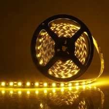 IP65 Waterproof Led Strip Lights 24V 12V Amber 5M 5050 300SMD Flexible Tape Lamp