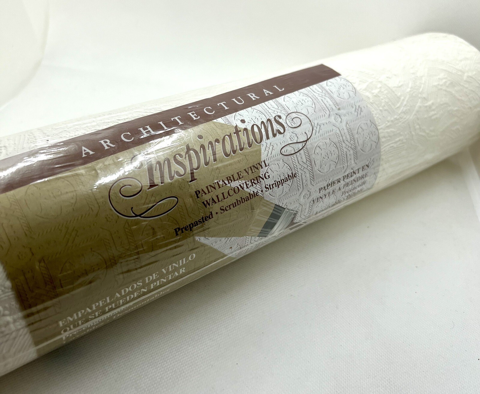 Architectural Inspirations Paintable Vinyl Wall Covering 57.75 SQ FT