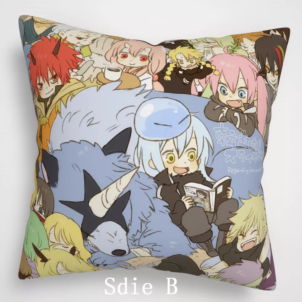 Decorative Tensei shitara Slime Datta Ken Pillow Cover Anime