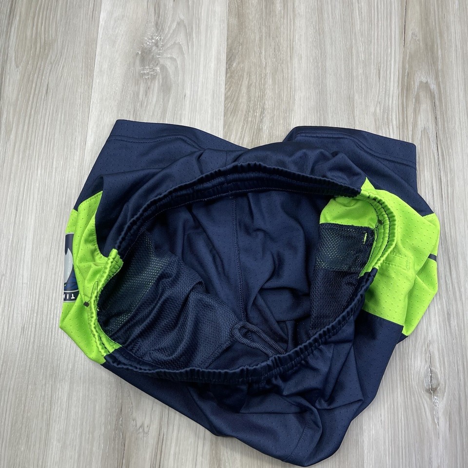 Nike NBA Minnesota Timberwolves Green Blue Shorts Youth XL 1820