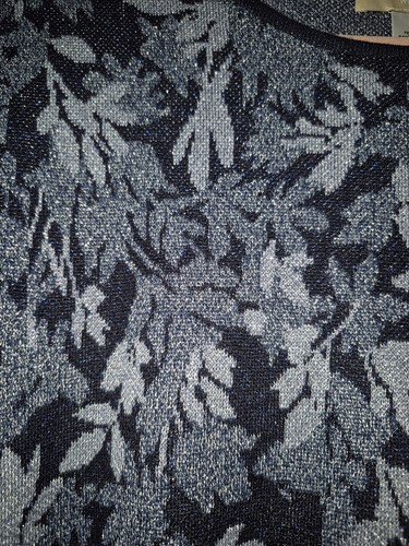Beautiful Sweater Alfred Dunner 2X Blue With Gray Blue Design Alot Of Sparkle - Picture 3 of 6